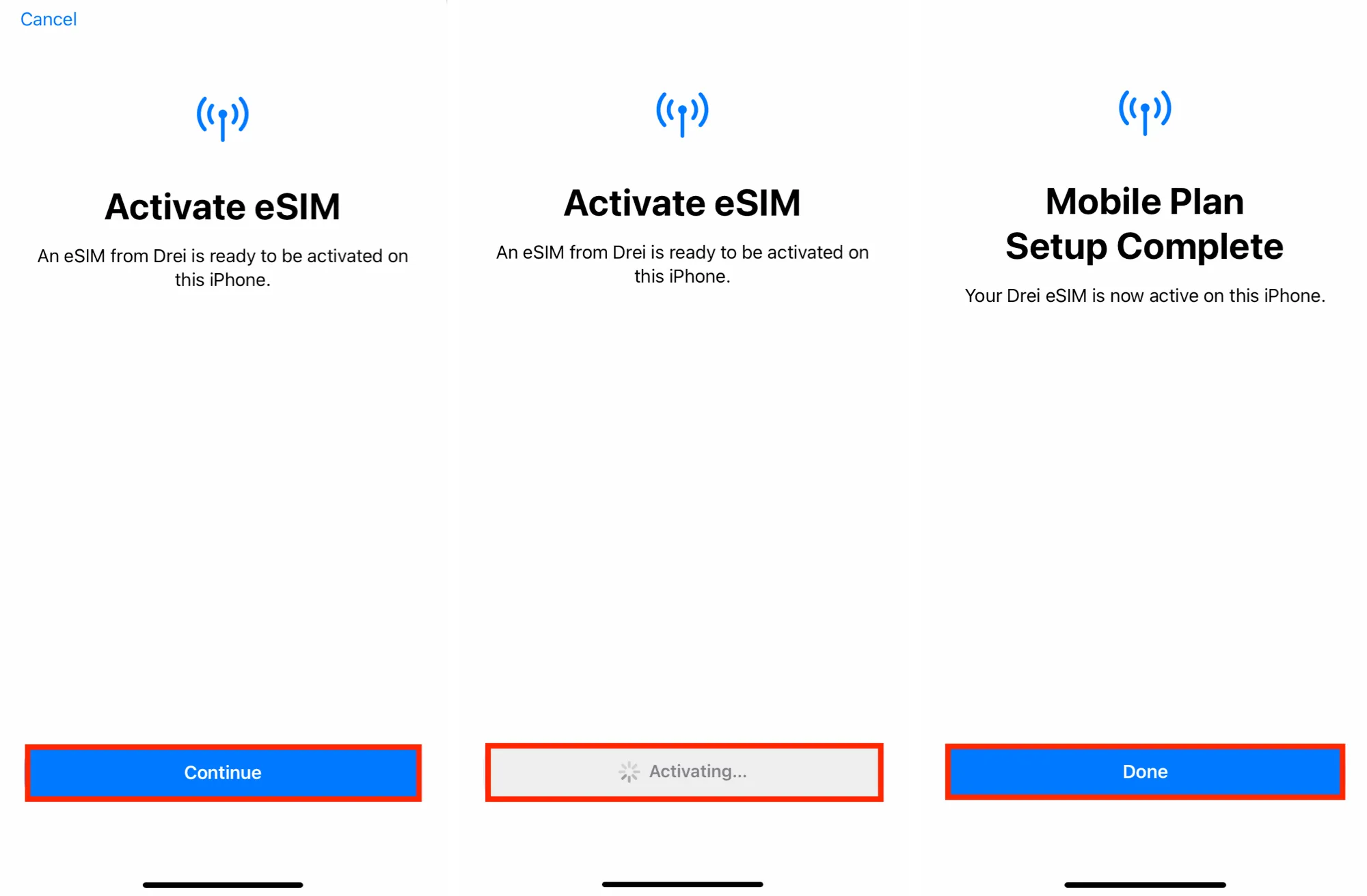 iPhone : activer l’eSIM et configurer le forfait mobile